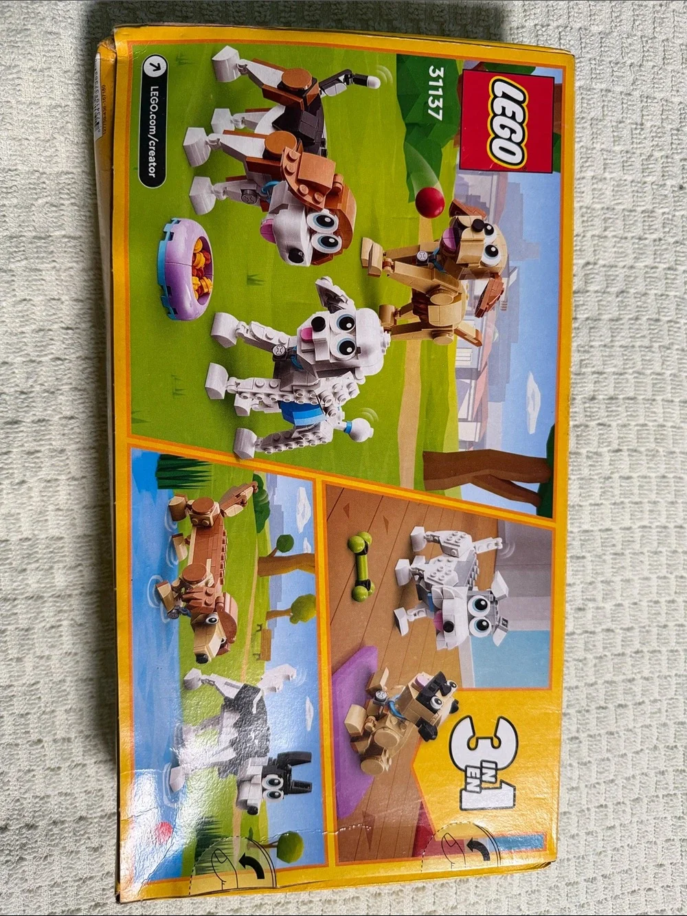 LEGO Creator Beige, White & Blue Playful Dogs Building Set - Picture 2 of 2